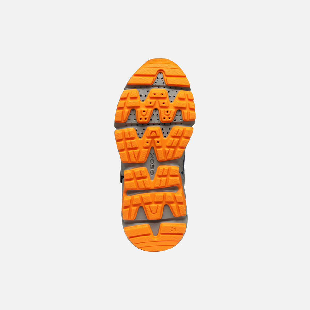 Geox Geox Jr Flexyper Runner Denim/Orange