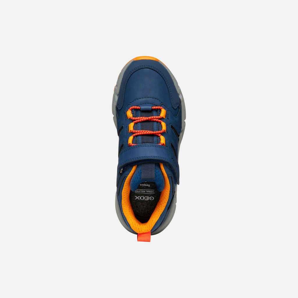 Geox Geox Jr Flexyper Runner Denim/Orange