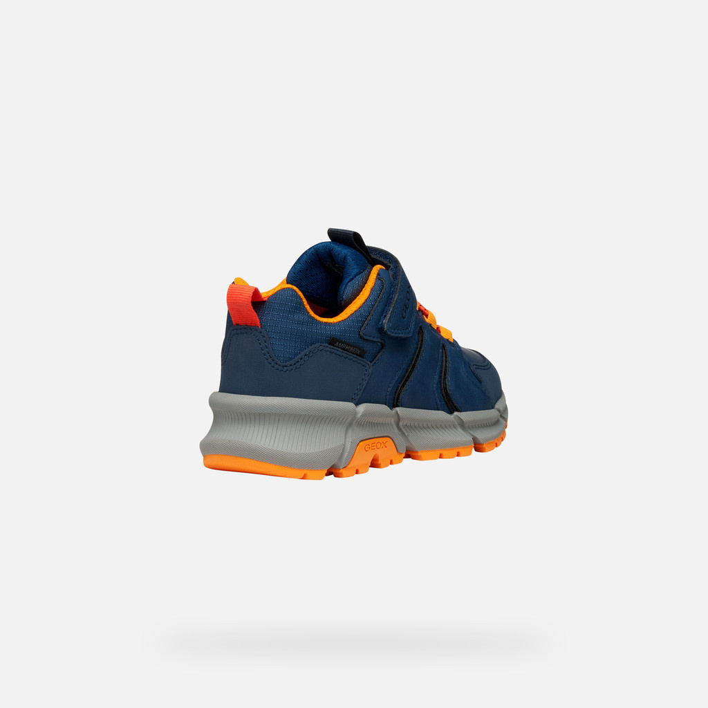 Geox Geox Jr Flexyper Runner Denim/Orange