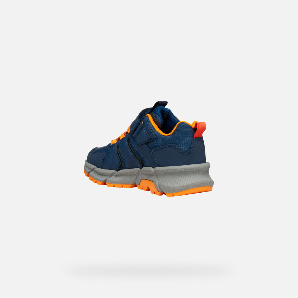 Geox Geox Jr Flexyper Runner Denim/Orange