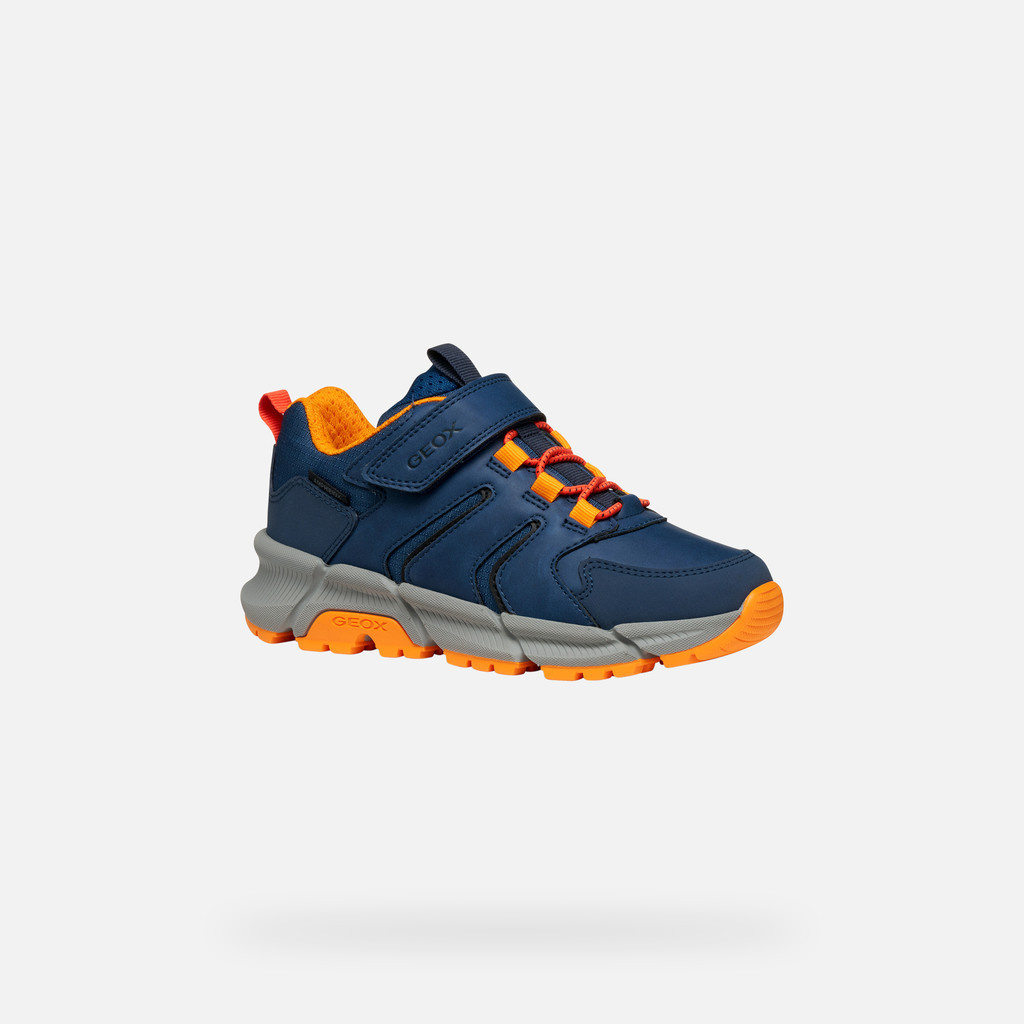 Geox Geox Jr Flexyper Runner Denim/Orange