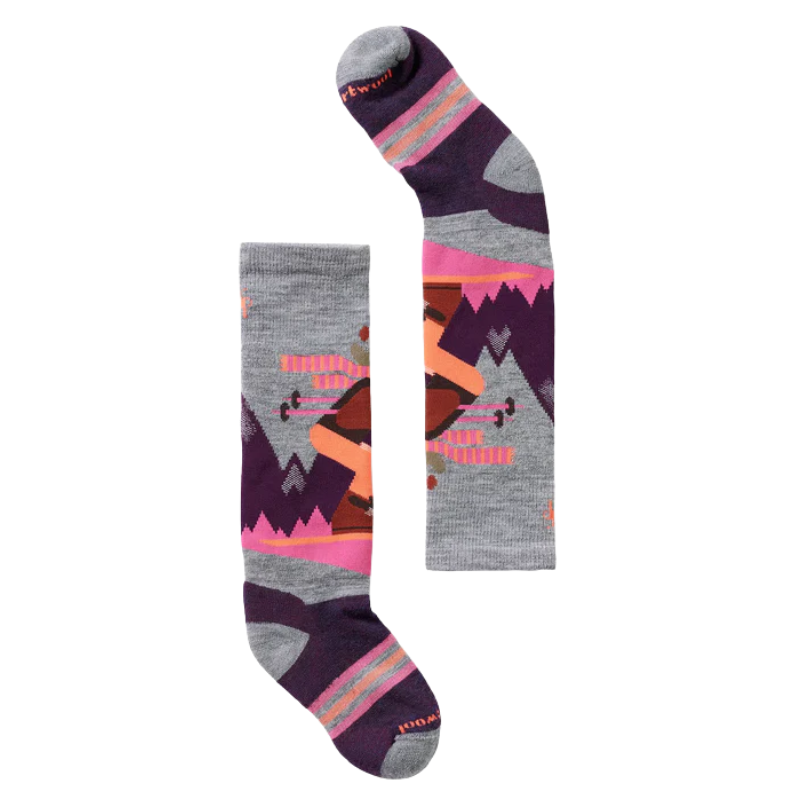 Smartwool Smartwool Wintersport FC Moose Light Grey/Pink