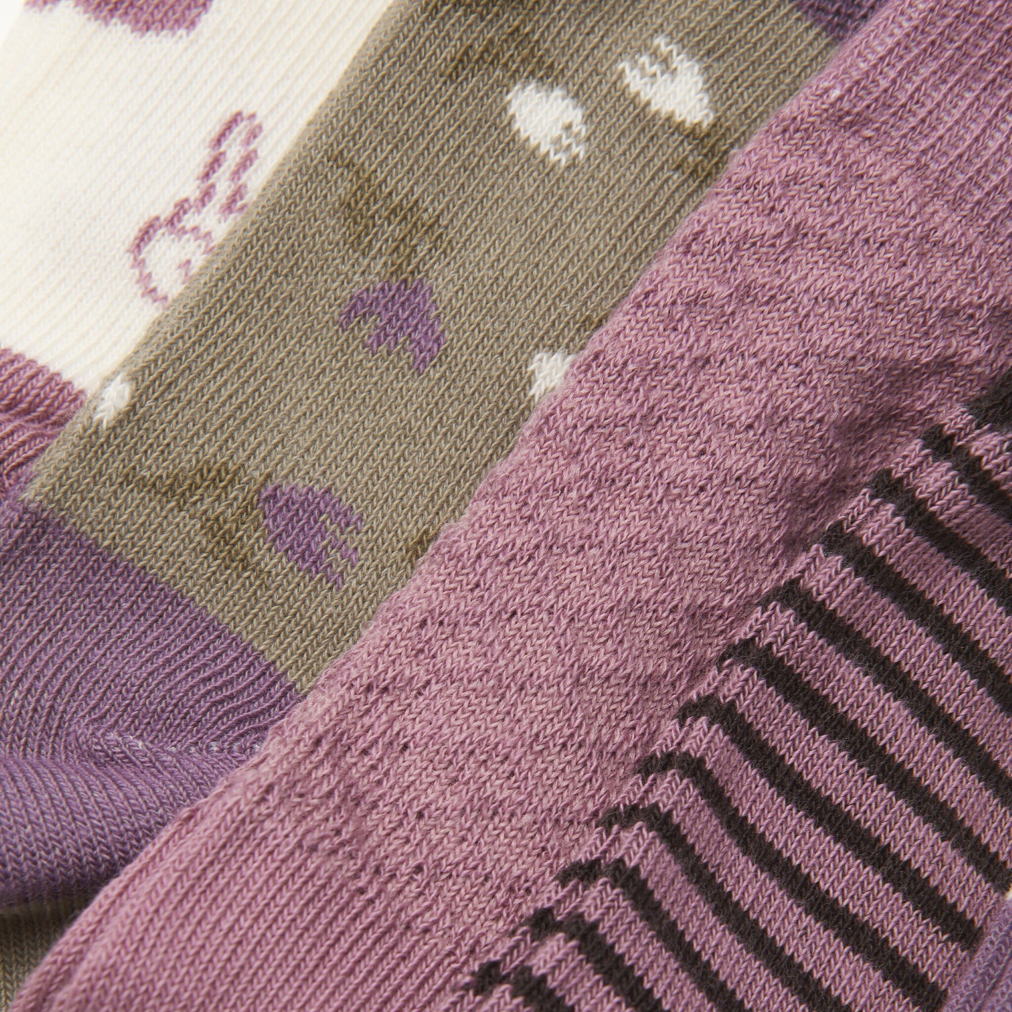 Creations Robo Patterned Socks Orchid Haze 5pk