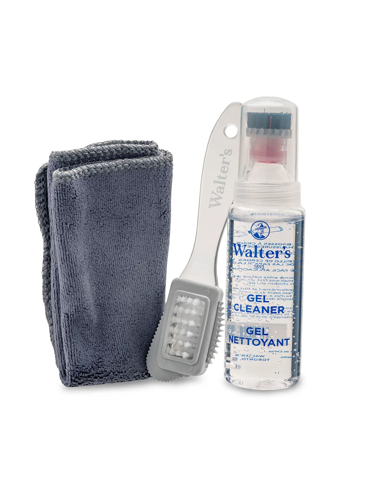 Walter's Shoe Care Walter's Shoe Care Sneaker Kit - Gel Cleaner/Suede Brush/Cleaning Cloth