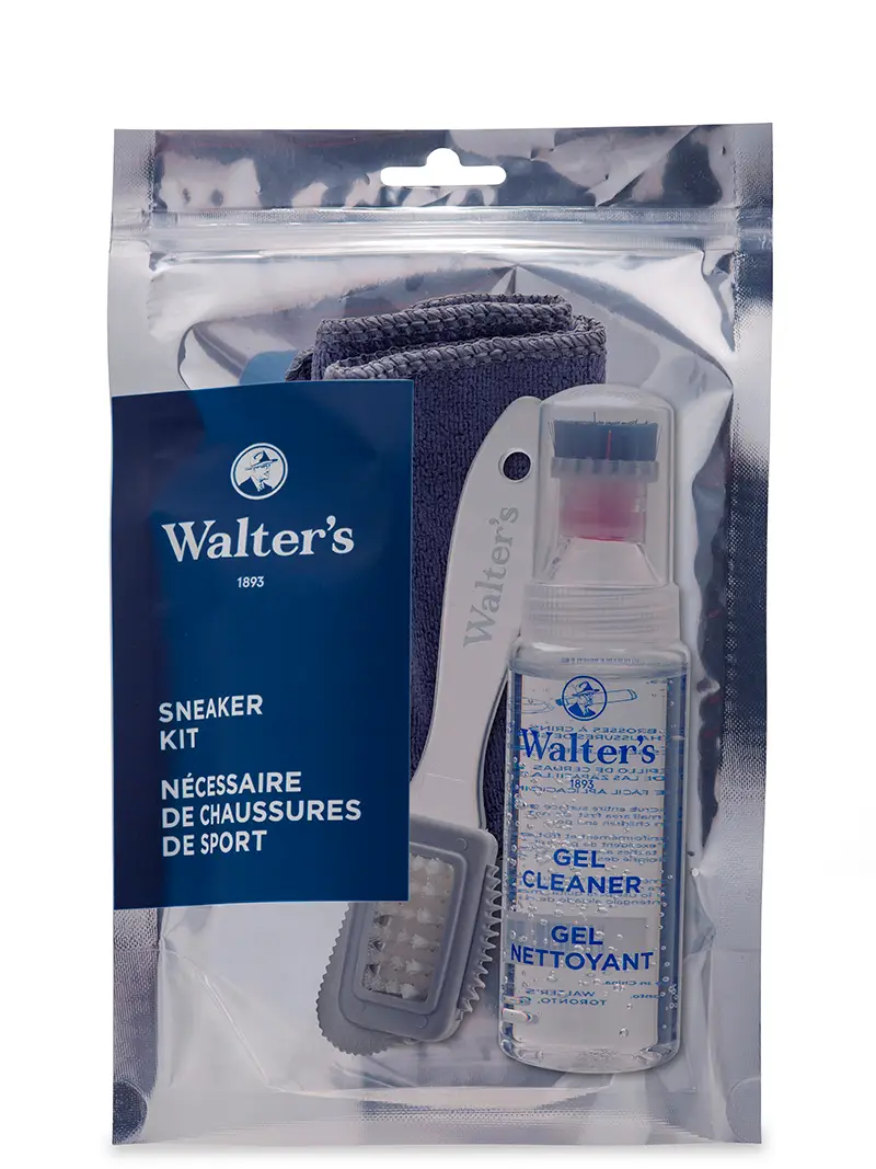 Walter's Shoe Care Walter's Shoe Care Sneaker Kit - Gel Cleaner/Suede Brush/Cleaning Cloth