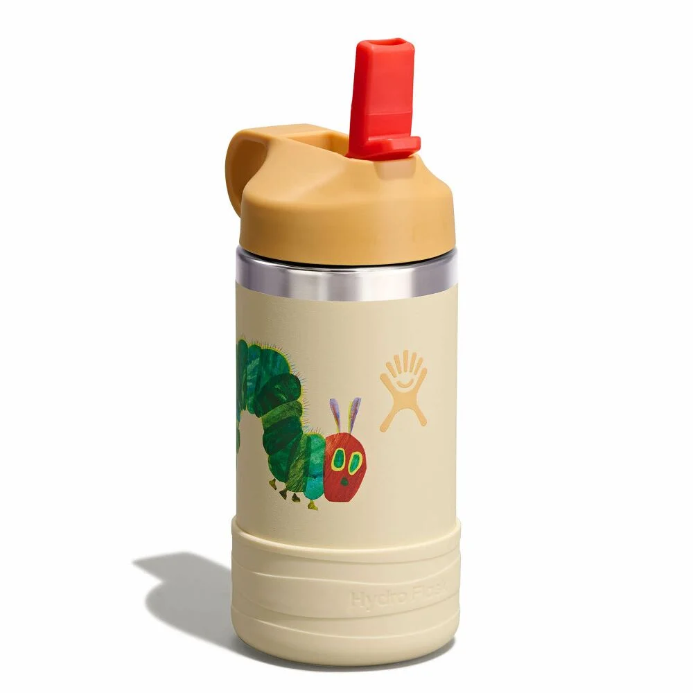 Hydro Flask Hydro Flask 12 Oz Kids Wide Mouth Straw Cap And Boot Hungry Caterpillar