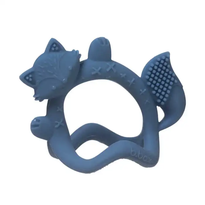 B.Box B Box Wrist Teether Lullaby Blue