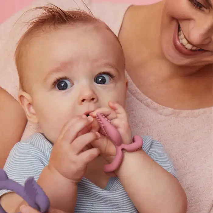 B.Box B Box Wrist Teether Lullaby Blue