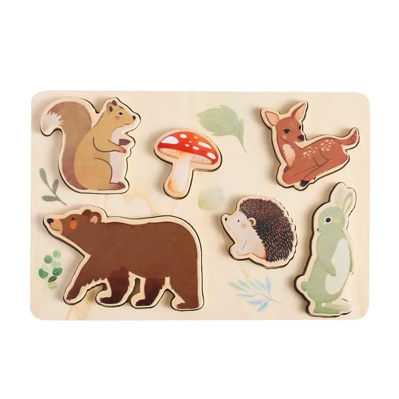Peaks & Valleys Baby Peaks and Valleys Baby Wooden Puzzle Woodland Friends