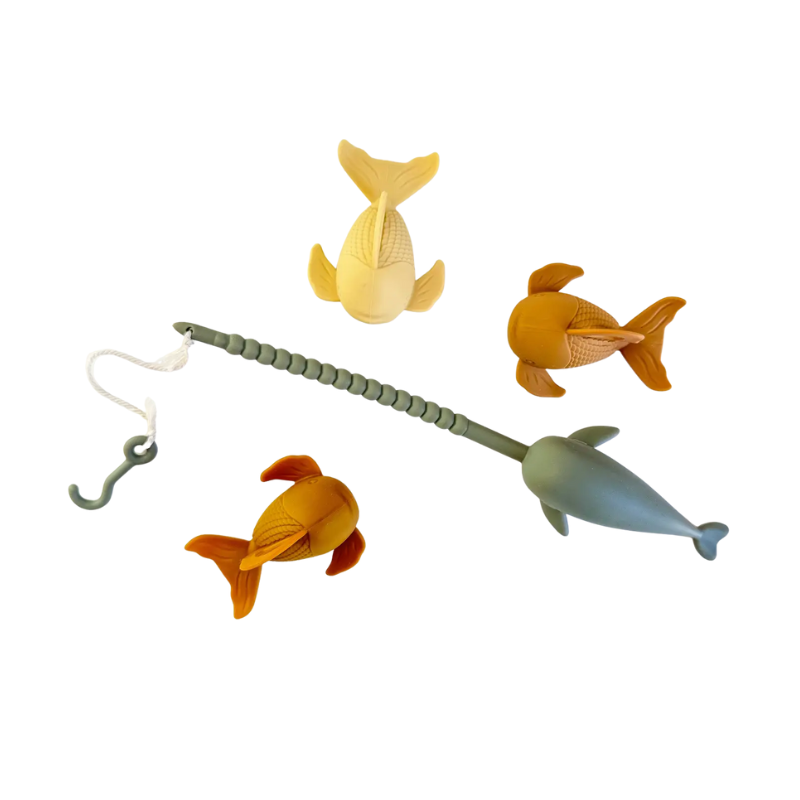 Peaks & Valleys Baby Peaks & Valleys Baby Fishing Bath Toy Pebble