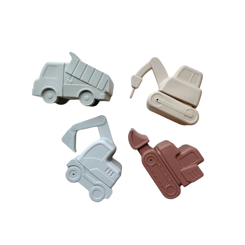 Peaks & Valleys Baby Peaks & Valleys Baby Construction Bath Toys Pastel