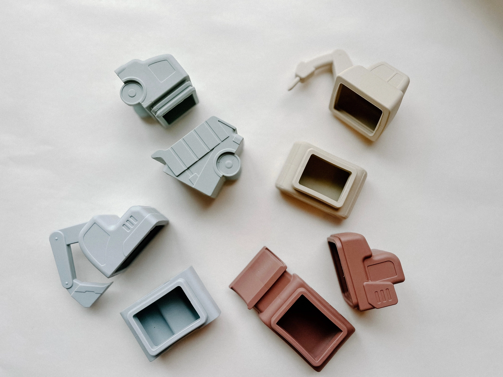 Peaks & Valleys Baby Peaks & Valleys Baby Construction Bath Toys Pastel