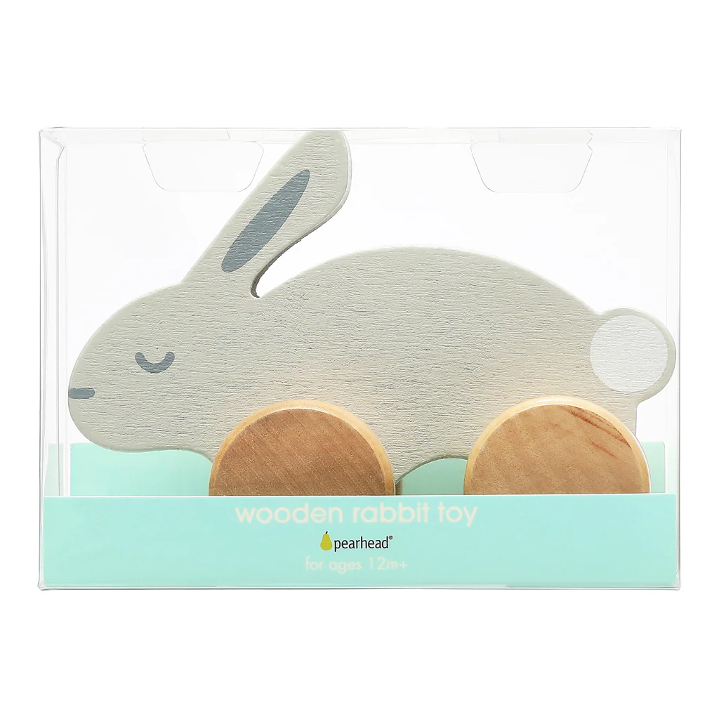 Pear Head Pearhead Wooden Toy Bunny