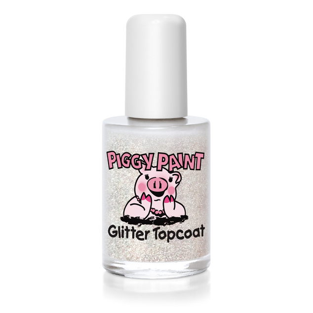 Piggy Paint Piggy Paint Polish Top Coat 0.5 Glitter fl/oz