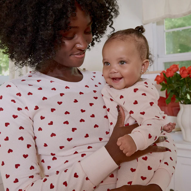 Petit Lem Petit Lem Sleeper AOP Hearts Light Pink