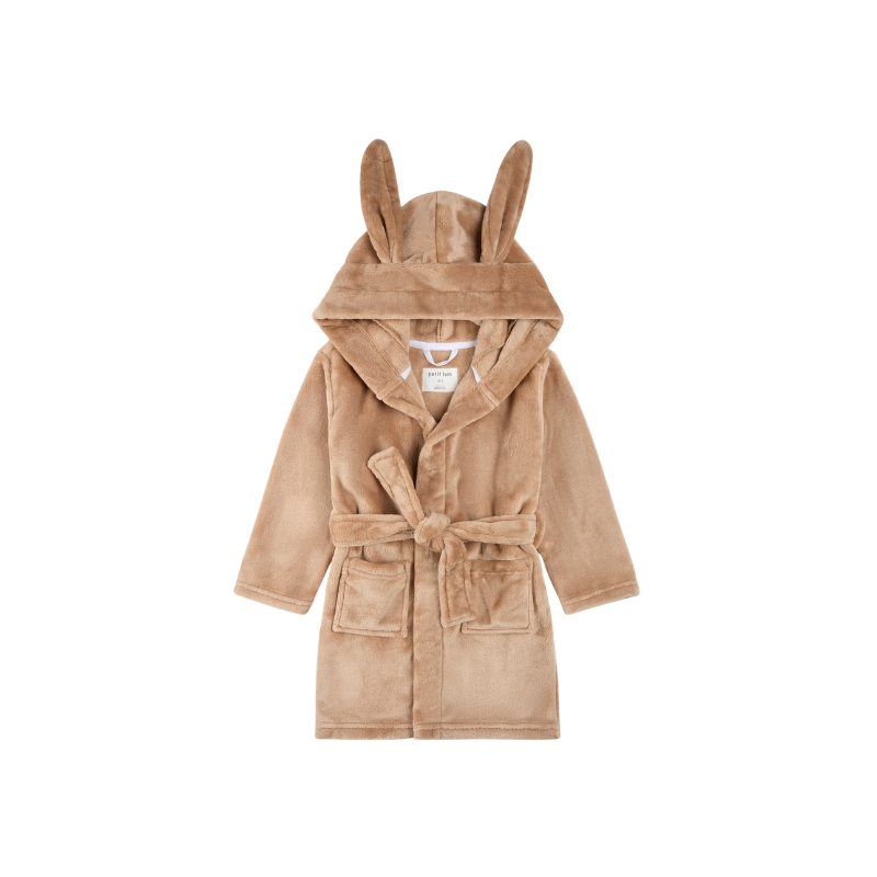 Petit Lem Petit Lem Knit Bunny Robe Sand