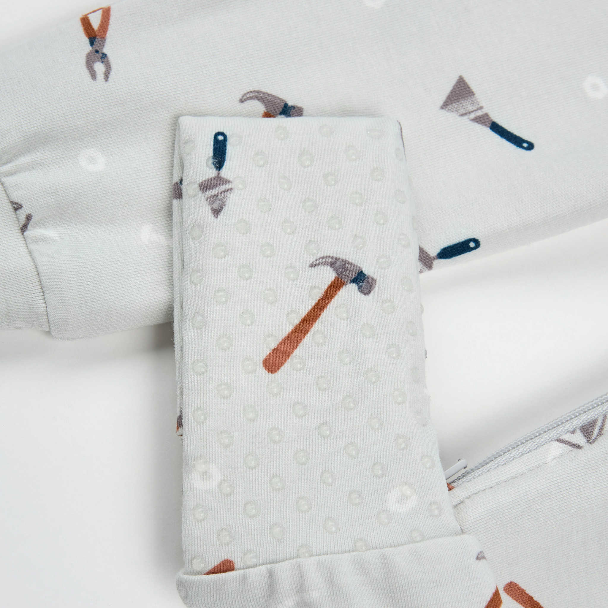 Petit Lem Petit Lem Convertible Sleeper Knit AOP Tools Light Grey