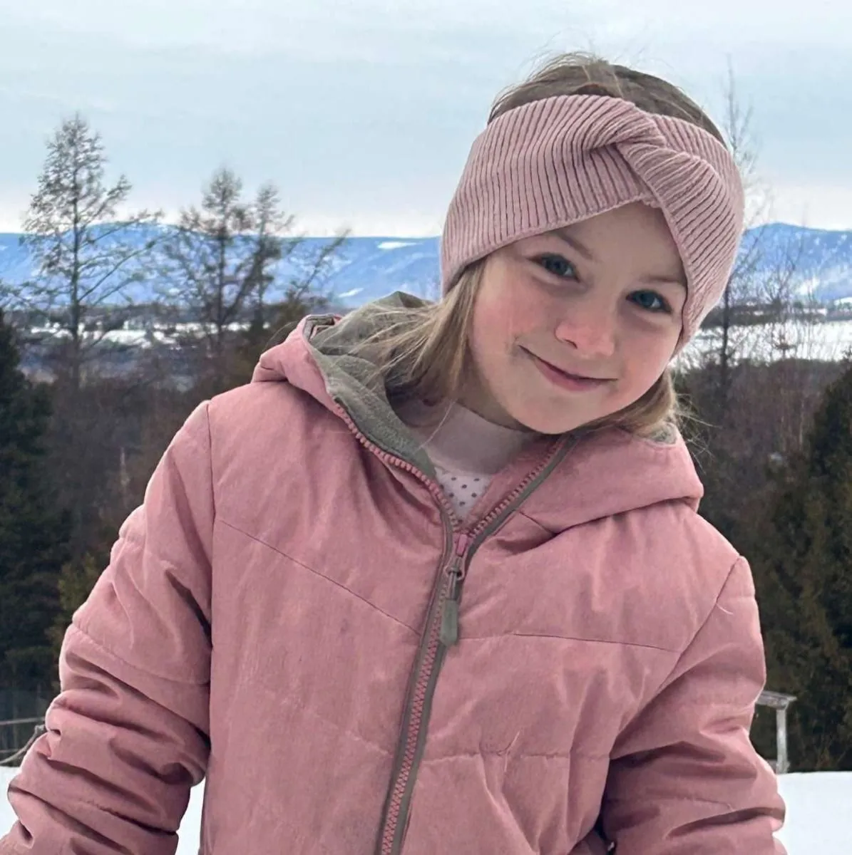 CaliKids Calikids Knit Headband Misty Rose