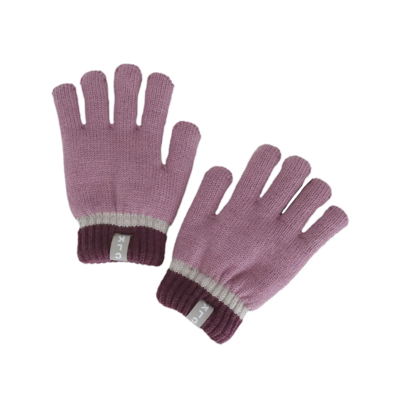 CaliKids CaliKids Knit Gloves Dusty Orchid