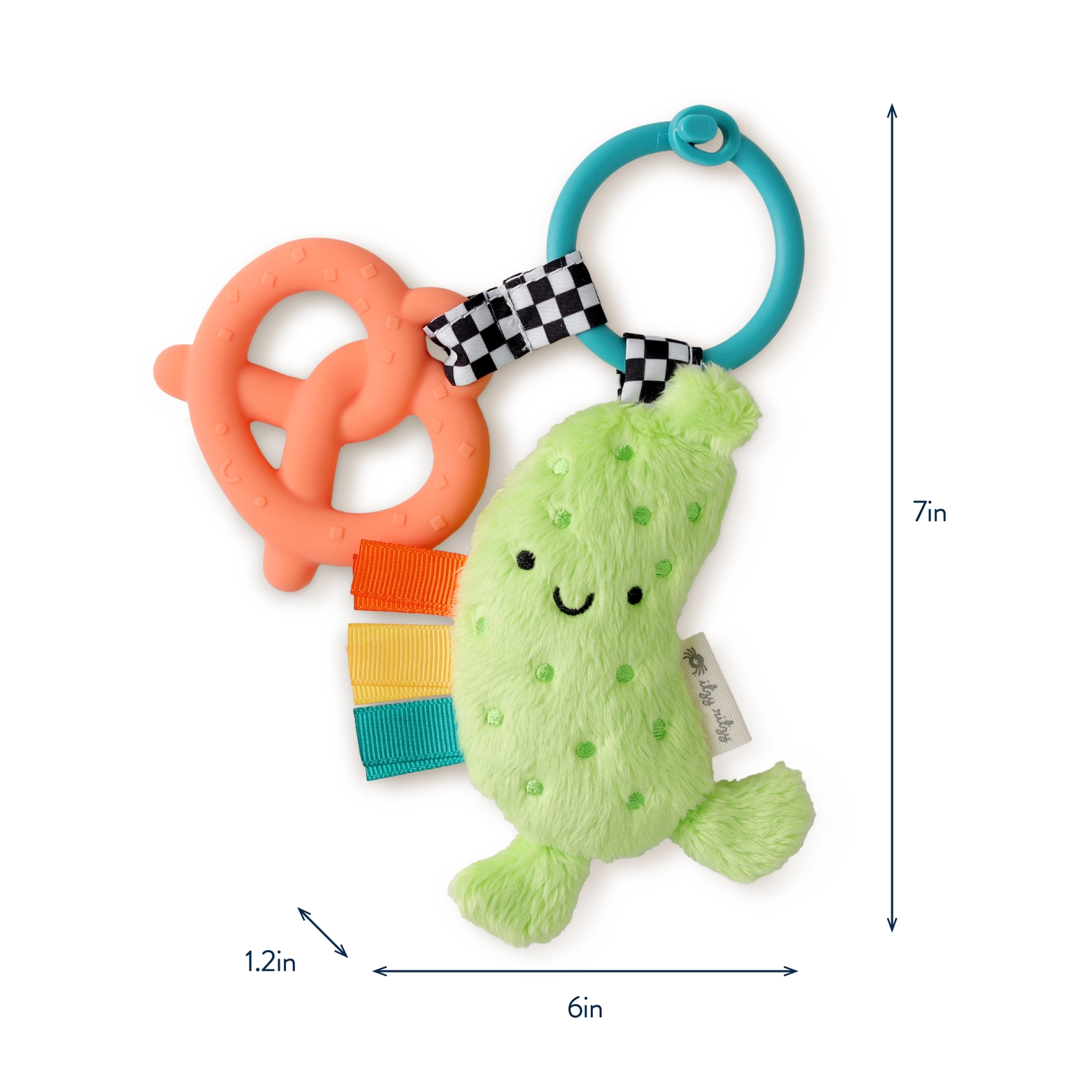 Itzy Ritzy Itzy Ritzy Pal Plush Teether Pickle 0M+