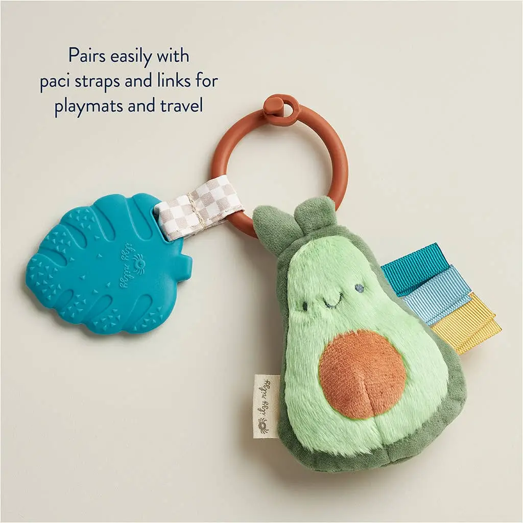 Itzy Ritzy Itzy Ritzy Pal Plush Teether Avocado 0M+