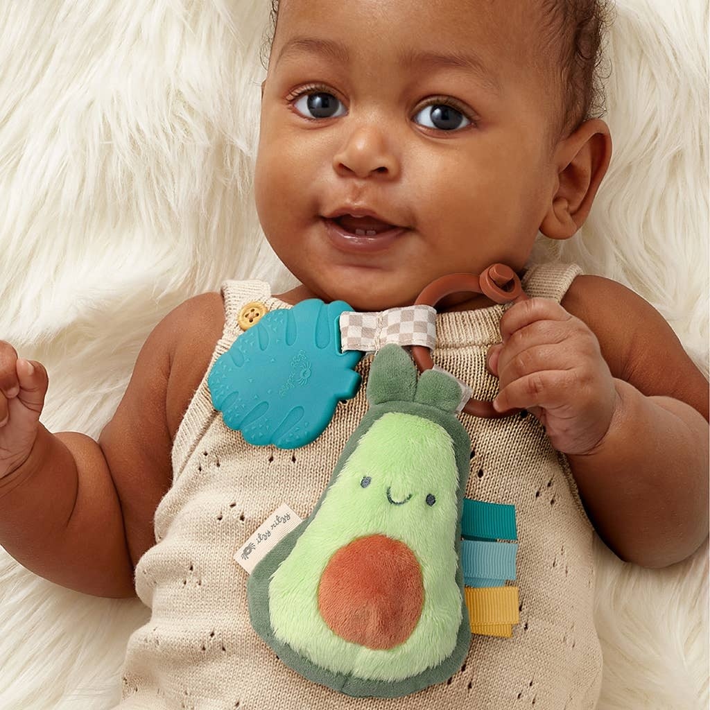 Itzy Ritzy Itzy Ritzy Pal Plush Teether Avocado 0M+