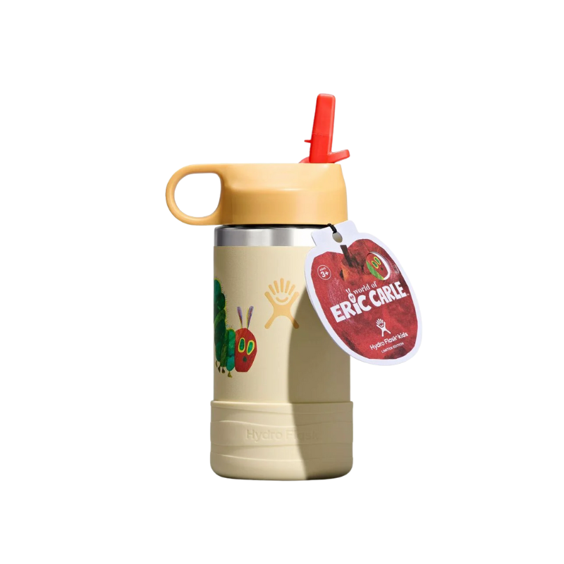 Hydro Flask Hydro Flask 12 Oz Kids Wide Mouth Straw Cap And Boot Hungry Caterpillar