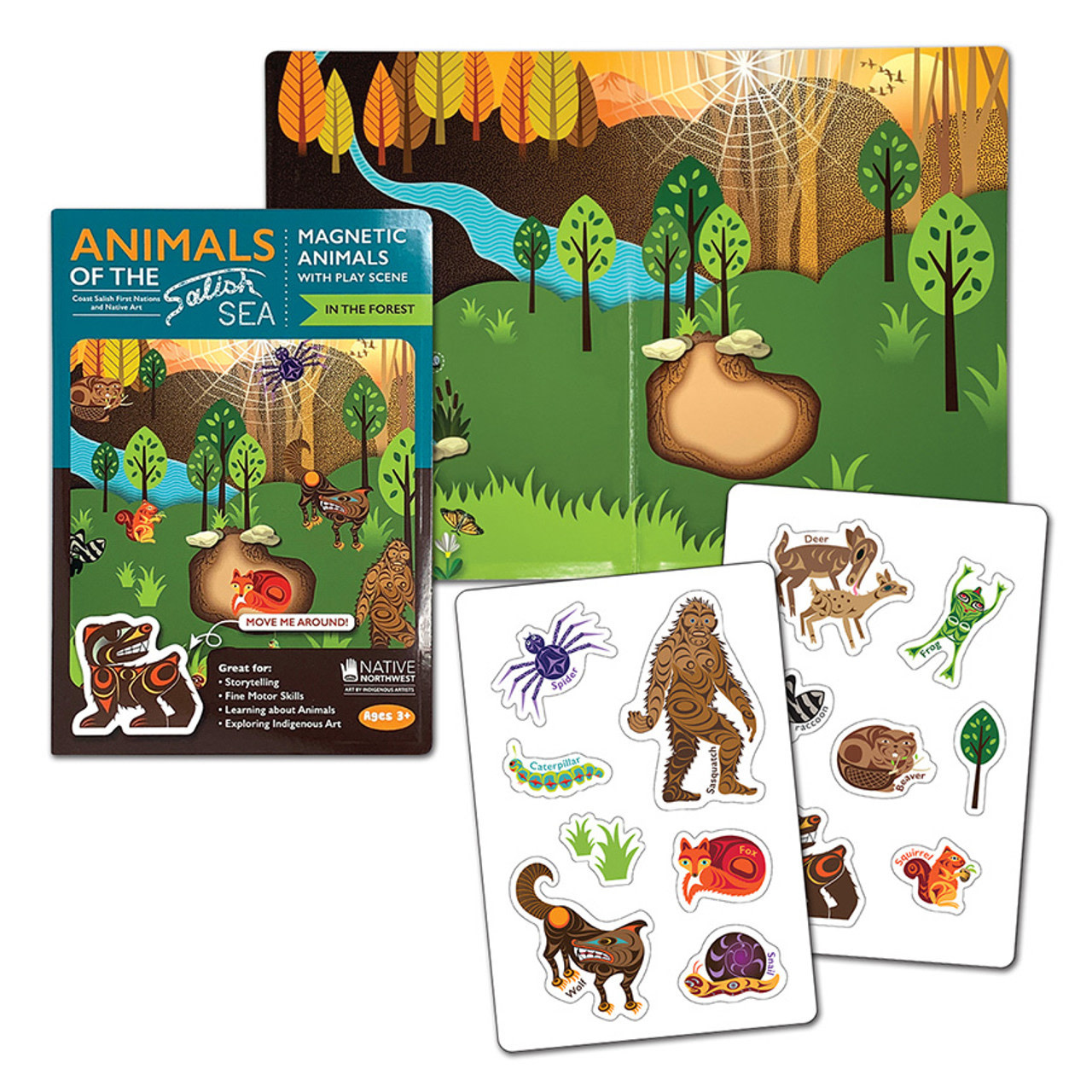 Native Northwest Native Northwest Magnetic Animals of the Salish Sea In the Forest