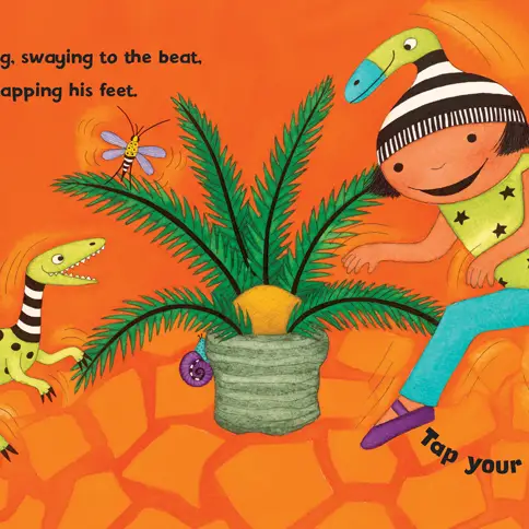 Barefoot Books Books Dinosaur Rap Paperback with Audio & Video