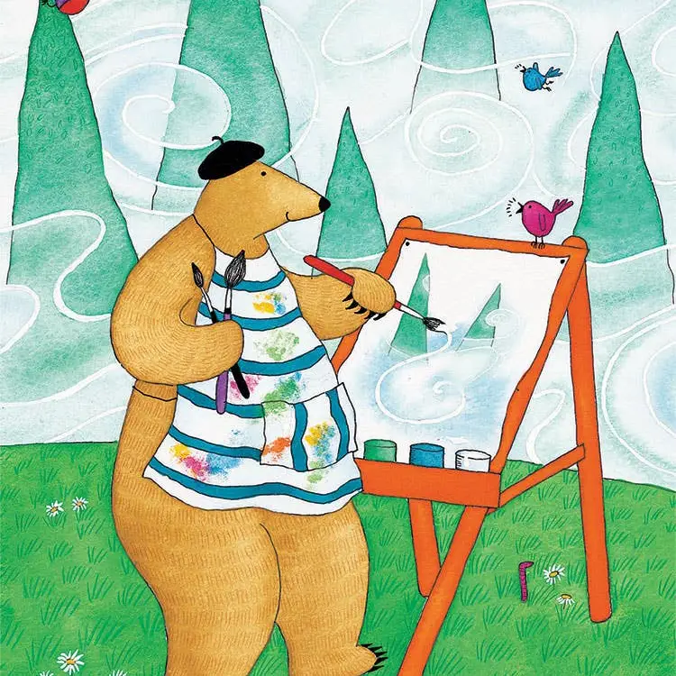 Barefoot Books Busy Bear Count and Sort Game