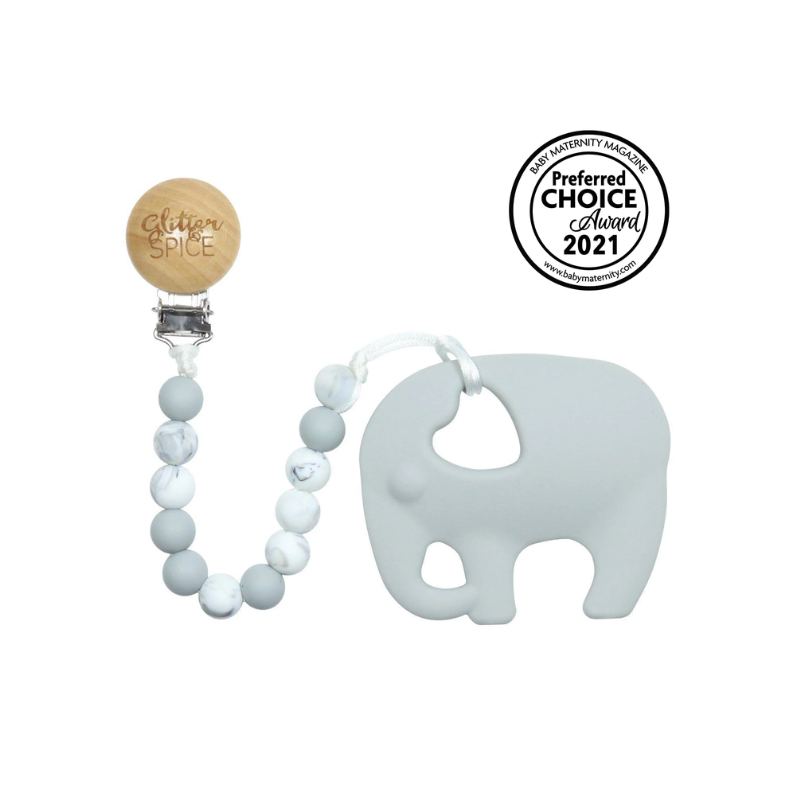 Glitter & Spice Glitter & Spice Teether Elephant