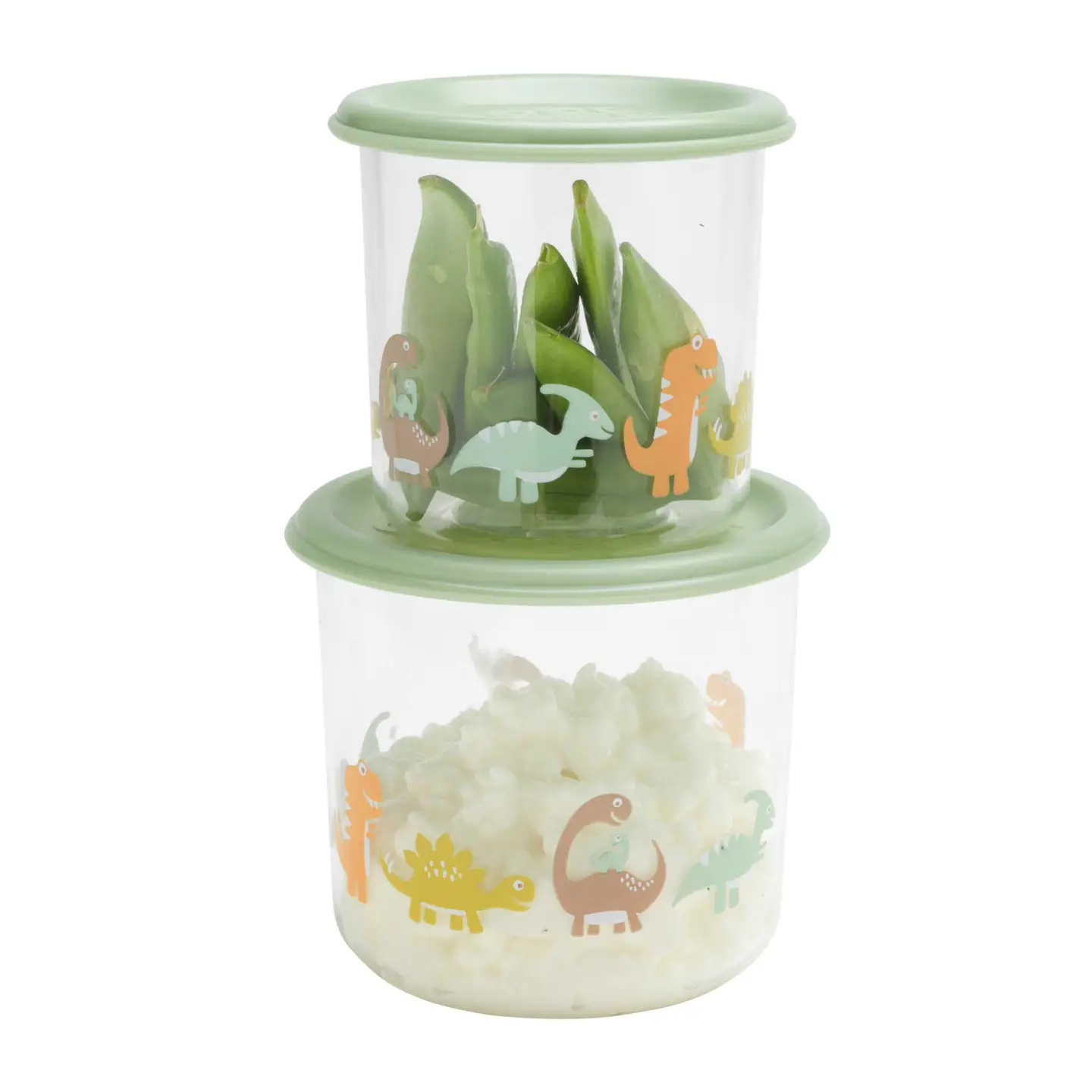 Good Lunch Containers Sugarbooger Good Lunch Containers Large 2Pc Baby Dinosaur