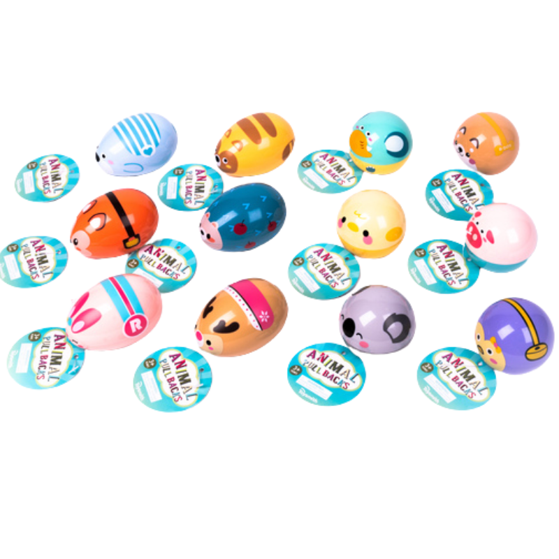 Toysmith Toysmith Animal Pullbacks Assort