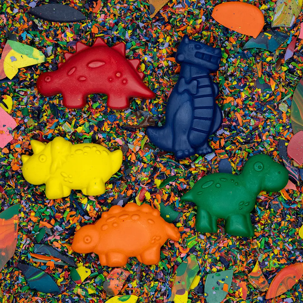 Crazy Crayons Crazy Crayons Set Solid Cute Dinosaur