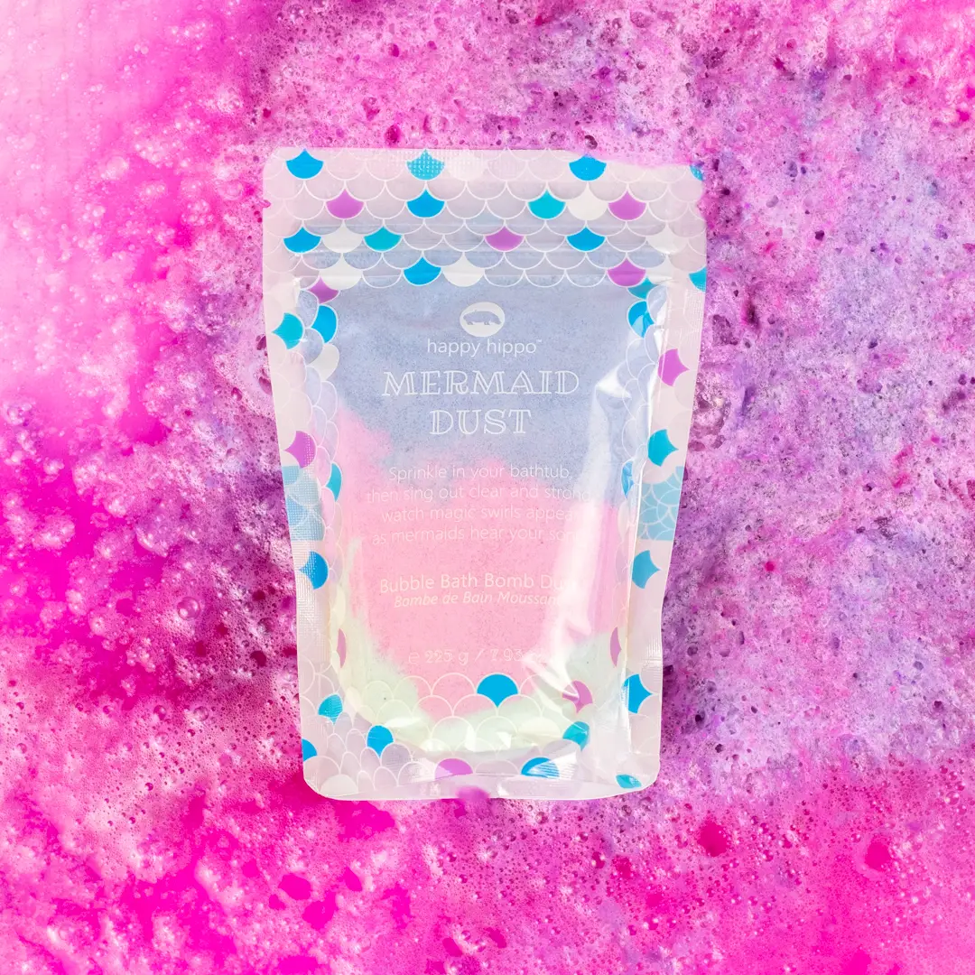 Happy Hippo Bath Happy Hippo Mermaid Dust Bubble Bomb Dust