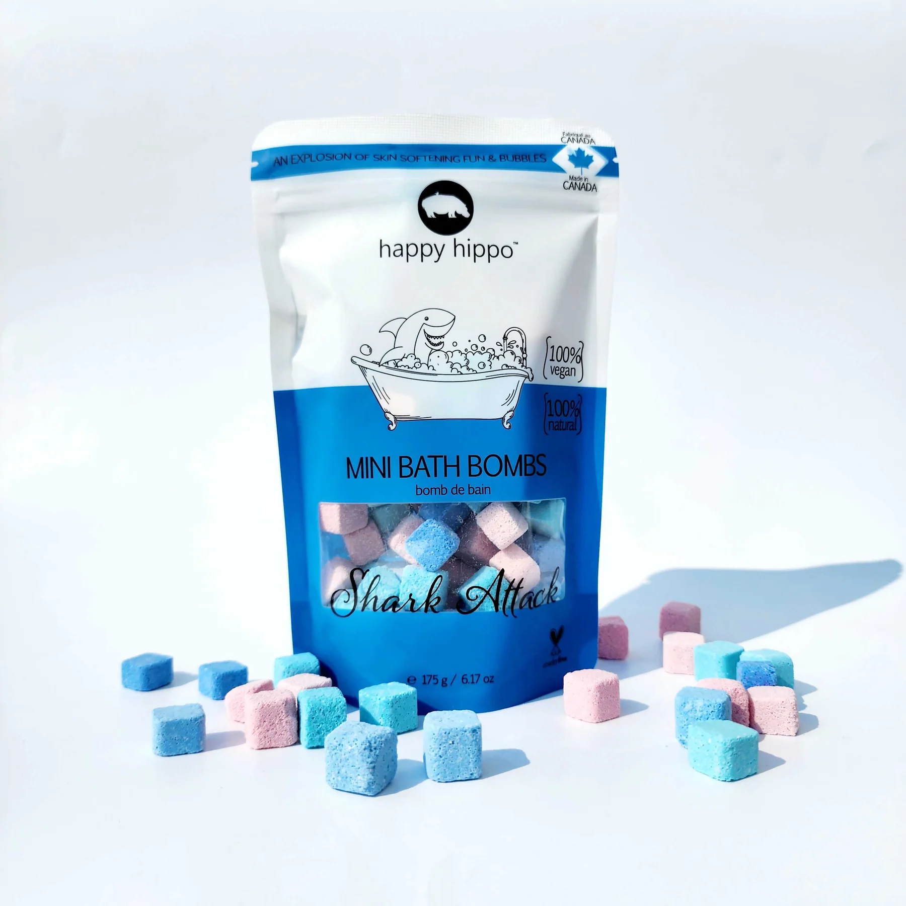 Happy Hippo Bath Happy Hippo Shark Attack Mini Bubble Bombs