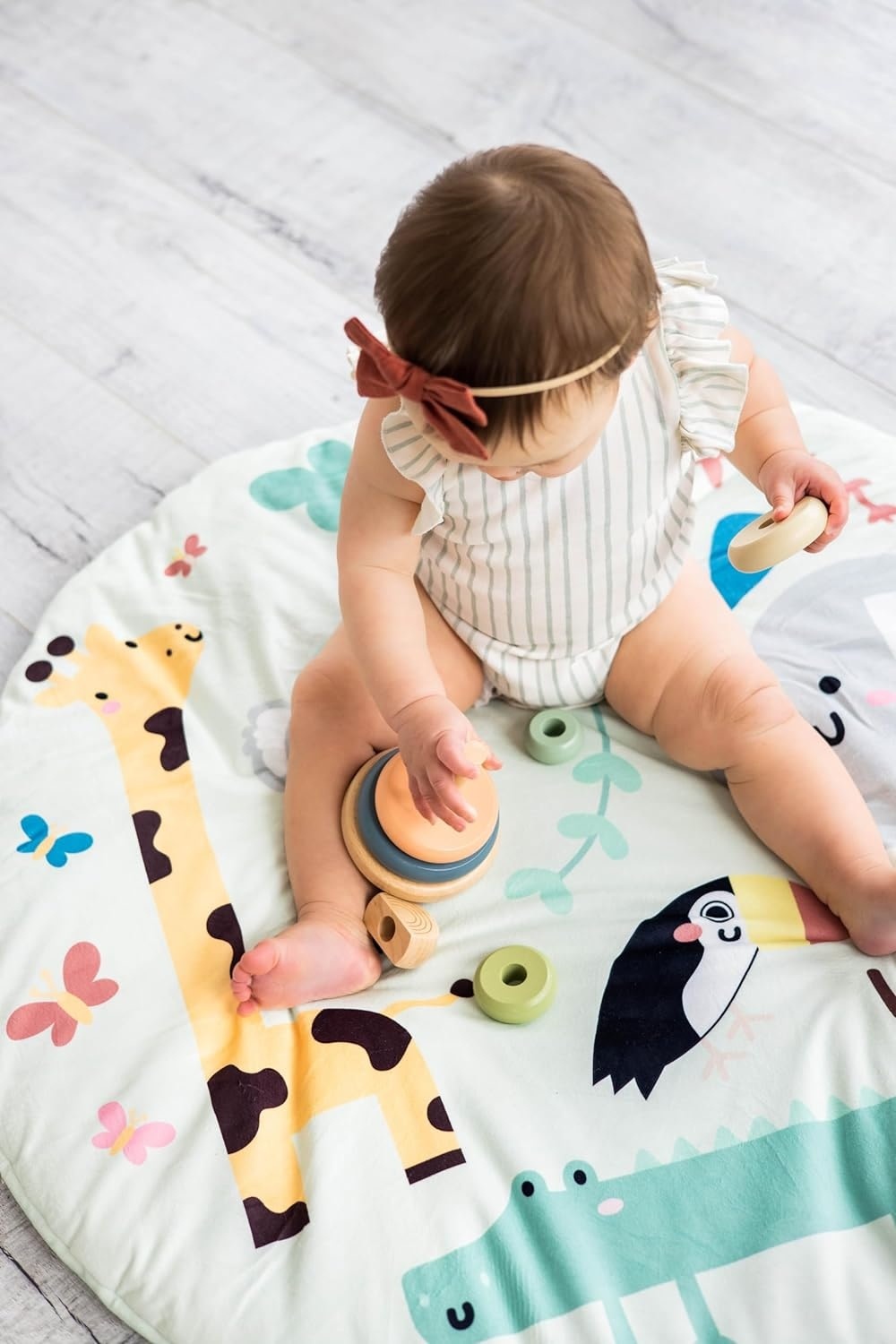 Pear Head Pear Head Stacking Wooden Tower Toy