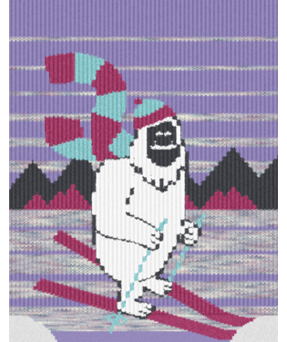 Smartwool Smartwool Wintersport FC Yeti Ultra Violet