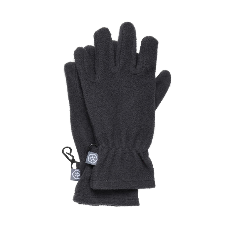 Color Kids Color Kids Fleece Gloves Charcoal