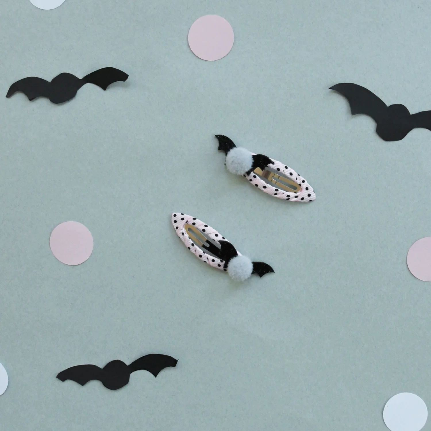 Rockahula Rockahula Hair Clips PomPom Bat Clips