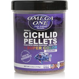Omega One Cichlid Pellets Super Color Small 2mm
