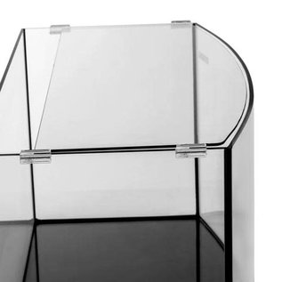 Aquatop Glass Lid & Clips for Rimless Aquariums-For ES-16 Tank 3mm 15.1"x8.7"