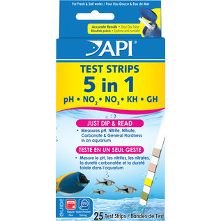 API API 5 in 1 Aquarium Test Strips