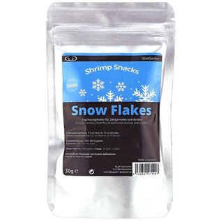 GlasGarten Shrimp Snacks Snow Flakes 30g