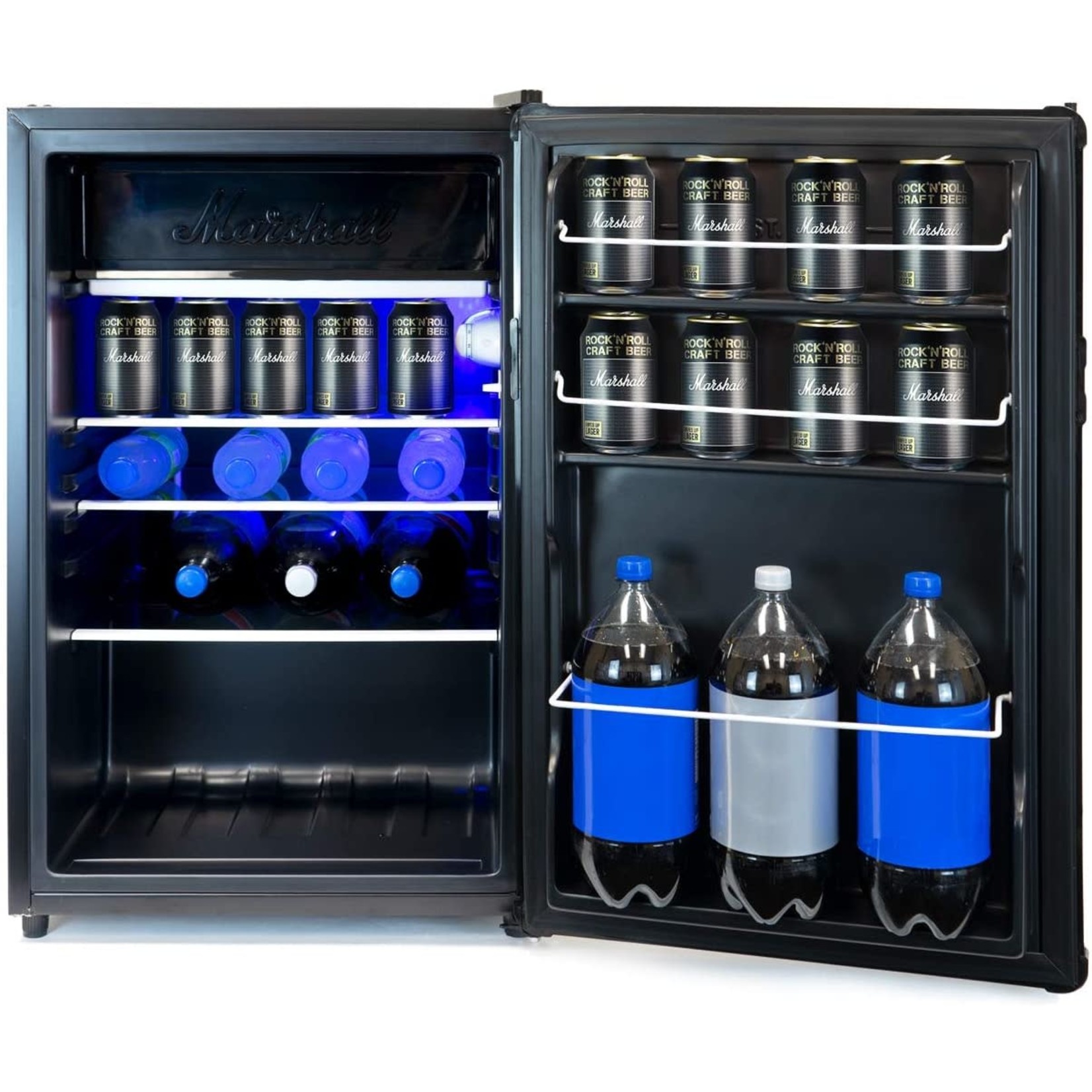 Black Edition 4 4 Marshall High Capacity Bar Fridge Archtop Vinyl Shop