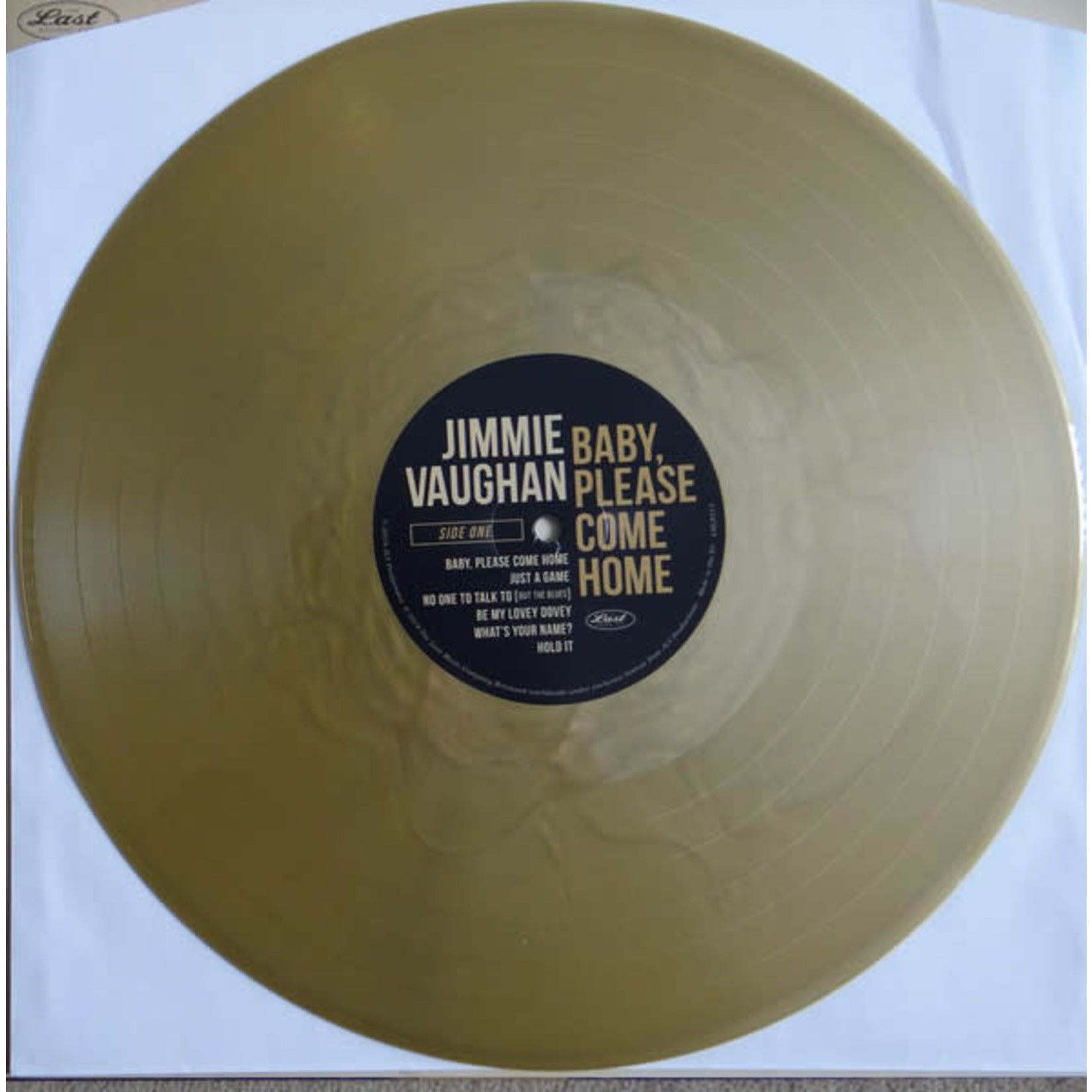 JIMMY VAUGHAN BABY, PLEASE COME HOME (GOLD VINYL) LP