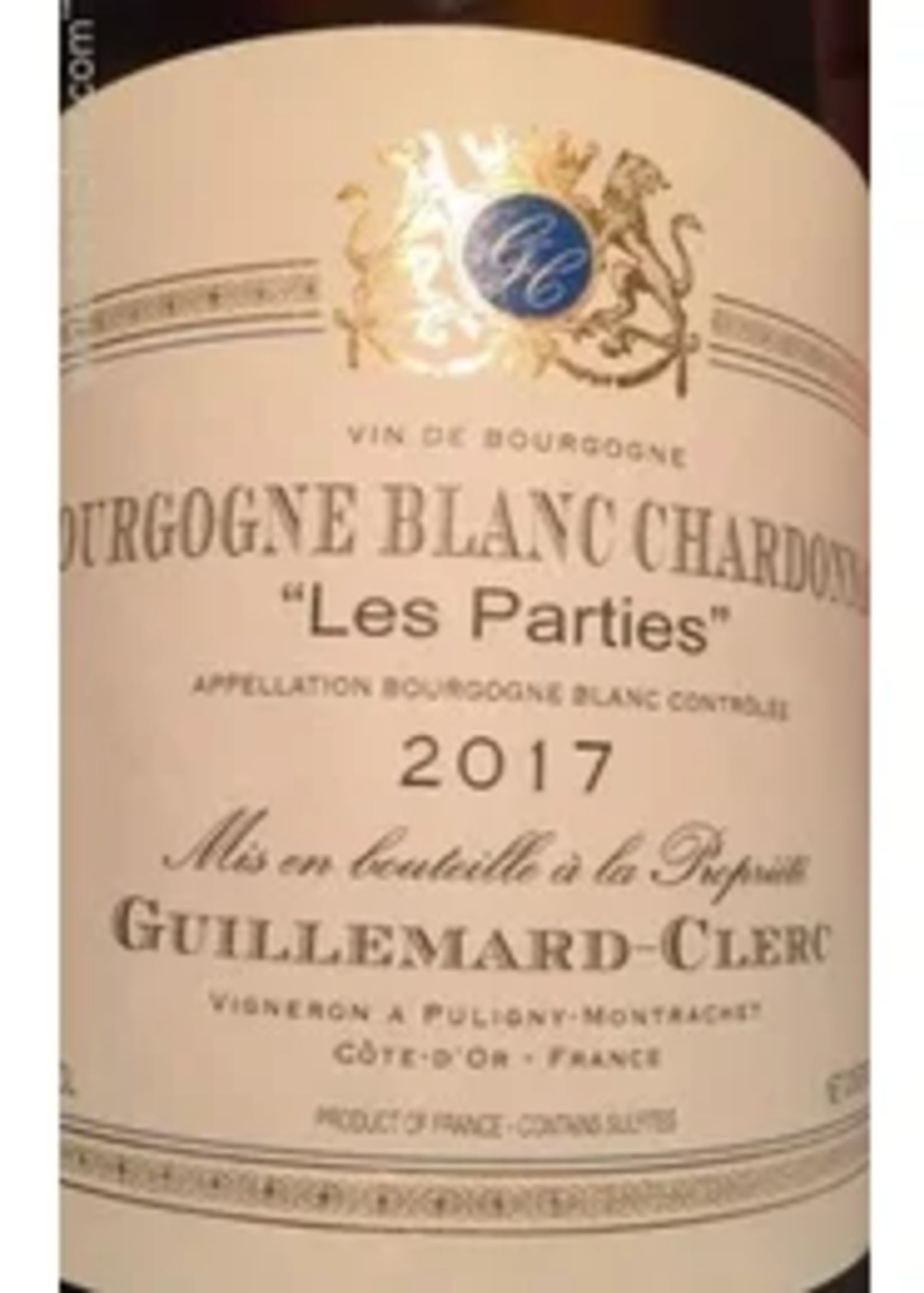 Guillemard-Clerc Bourgogne Blanc 'Les Parties'