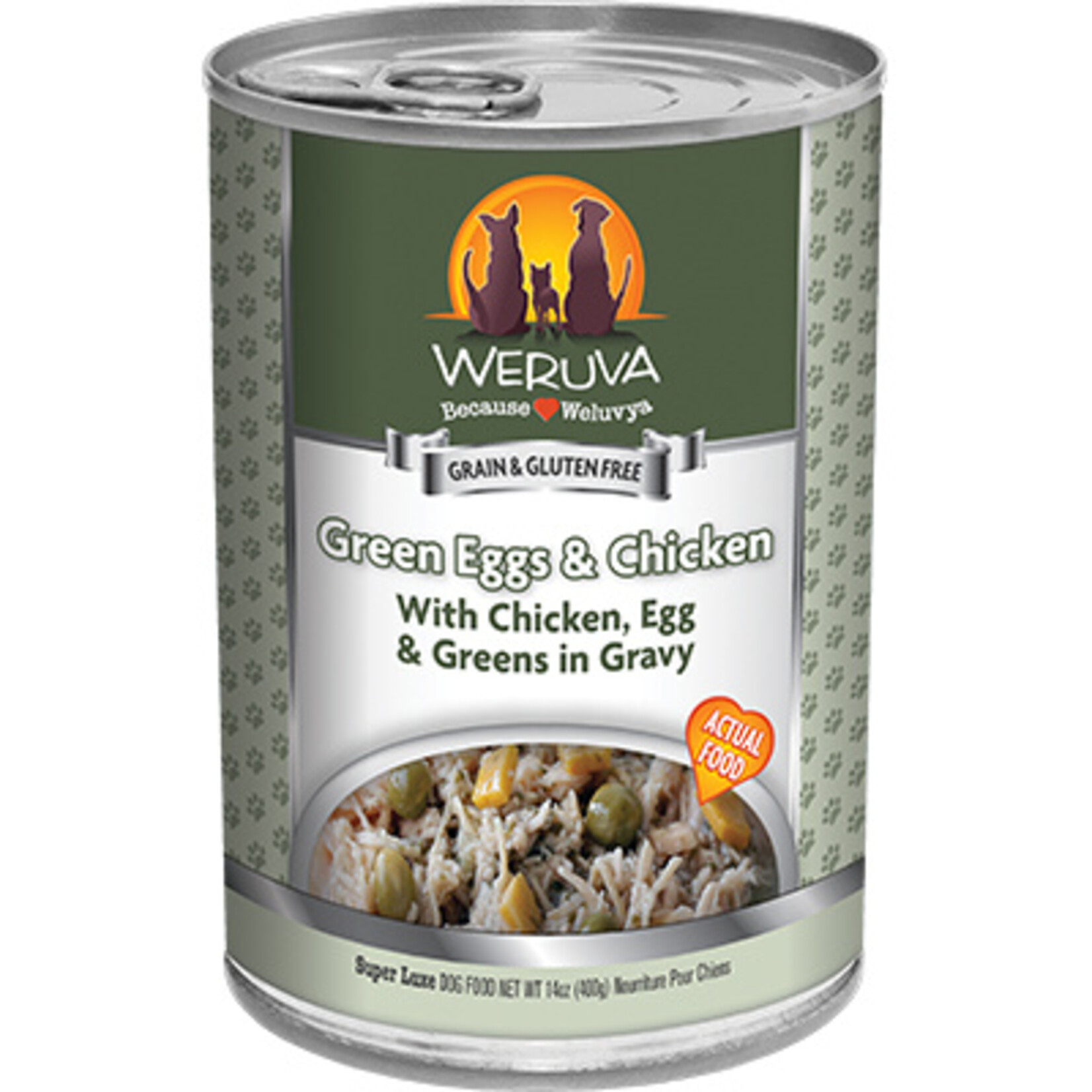 Weruva Weruva Green Eggs & Chicken Dog 14oz