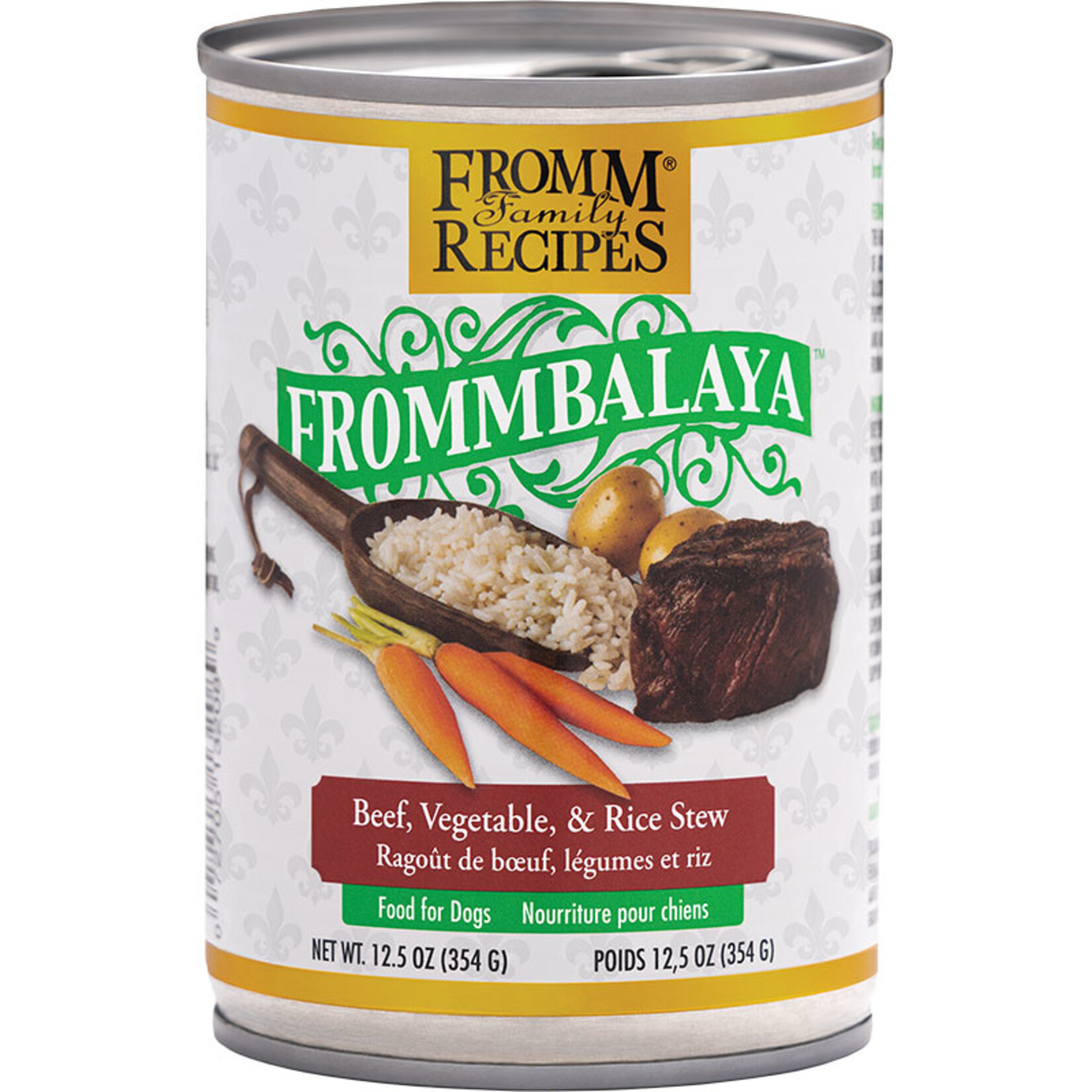 Fromm Fromm Frommbalaya Beef/Veg/Rice Can 12.5oz 12/cs