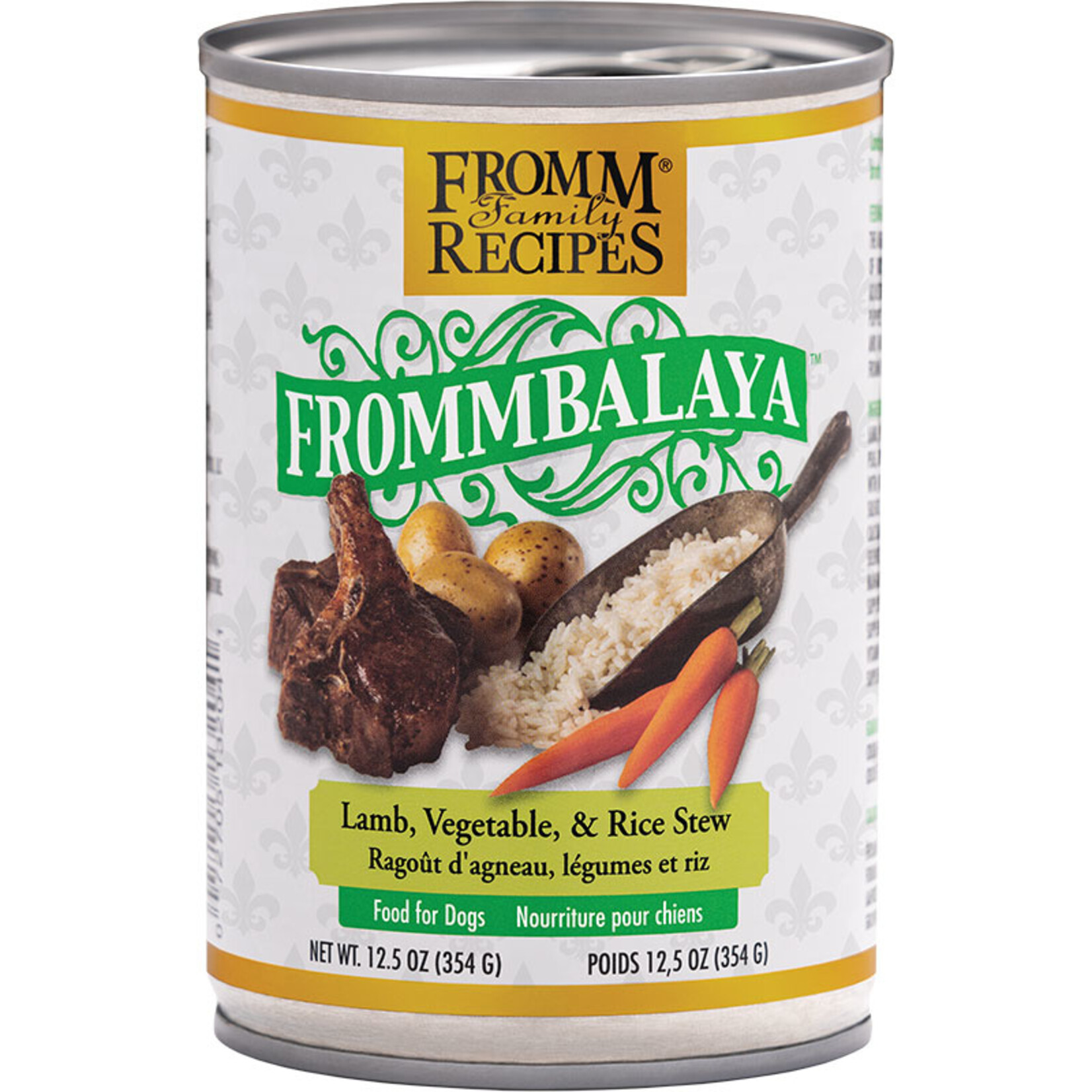 Fromm Fromm Frommbalaya Lamb/Veg/Rice Can 12.5oz